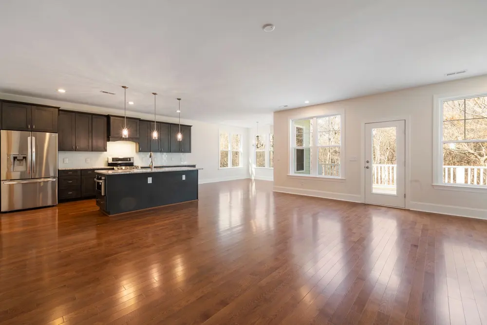 Kitchen — bright spacious modern design — flooring installed near Orange, CA